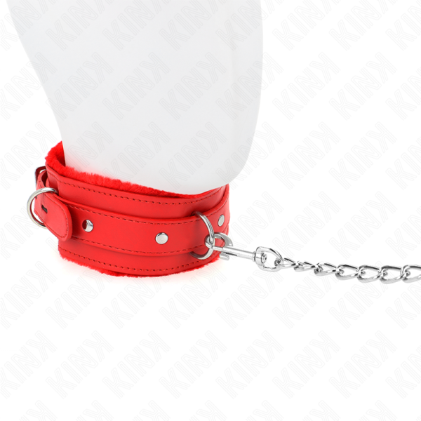 KINK - COLAR COM TRELA 65 CM COM RESTRIÃÃES VERMELHO 36-42 CM X 5,5 CM - Image 5