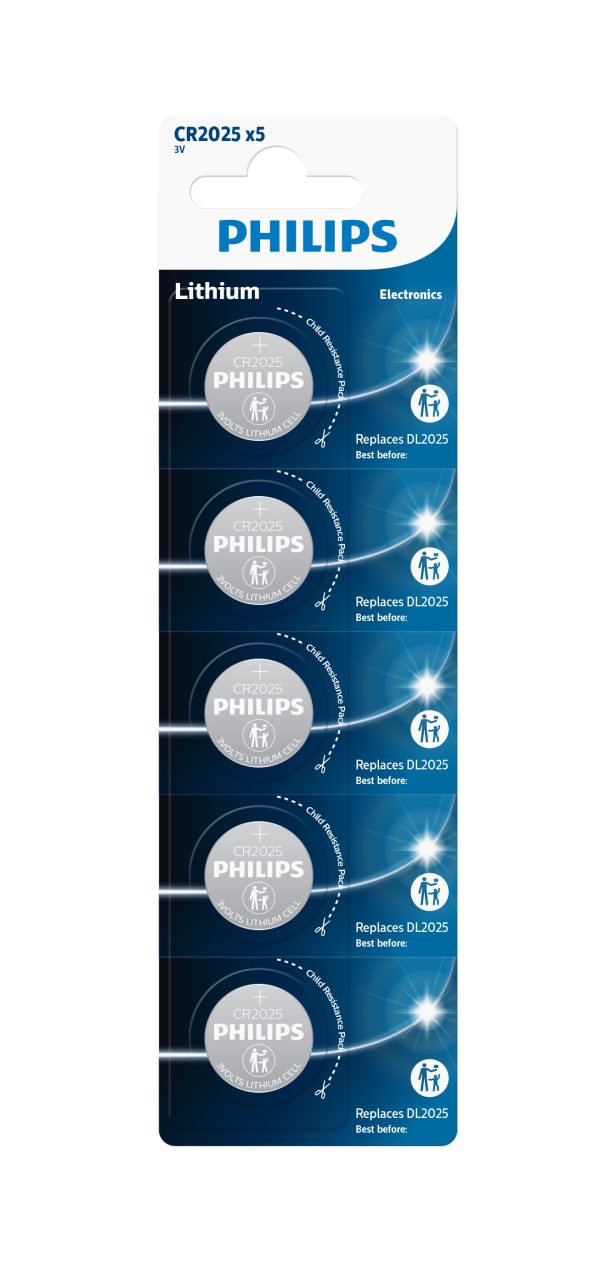 PILA LITIO CR2025 PHILIPS - BL5