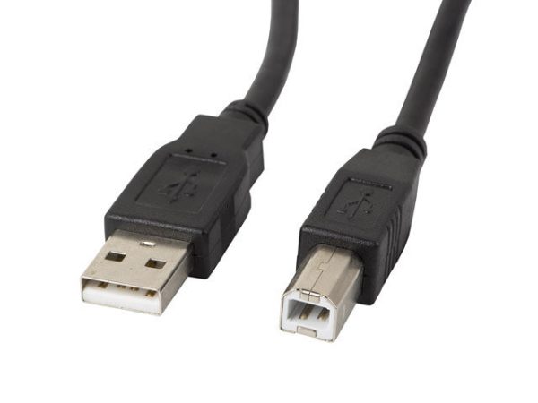 Cable lanberg impresora usb macho a usb macho con ferrita negro 1 m