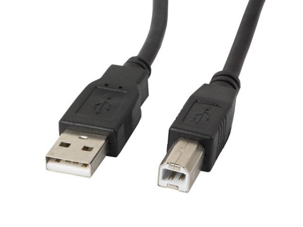 Cable lanberg impresora usb macho a usb macho negro 5 m