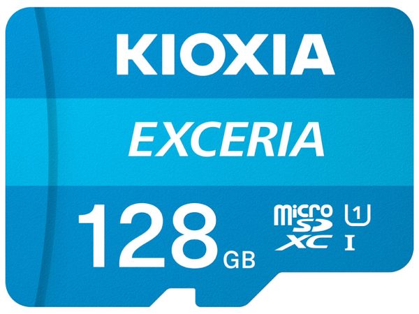 Tarjeta memoria micro secure digital sd kioxia 128gb exceria uhs - i c10 r100 con adaptador