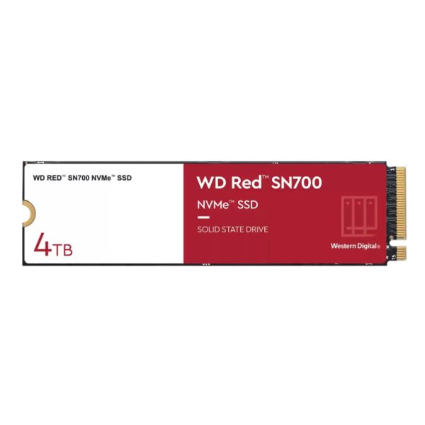 Disco duro interno solido hdd ssd wd western digital red sn700 4tb nas nvme