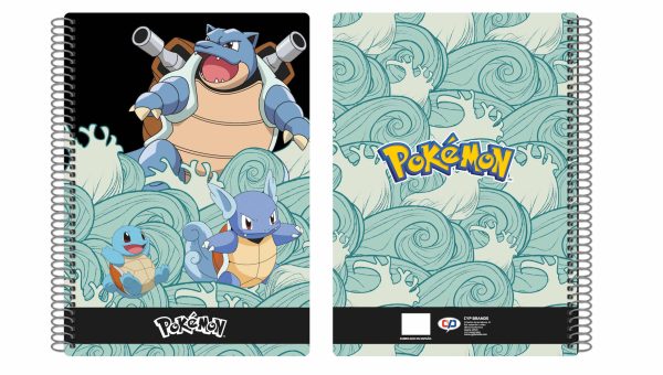 Cuaderno folio cyp brands 80 hojas pokemon squirtle
