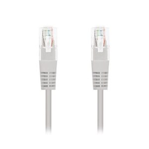 Cable red utp cat6 rj45 nanocable 15m gris