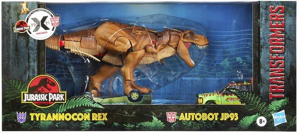 Figuras hasbro tyrannocon rex + autobot jp93 pack 2 transformers collaborative