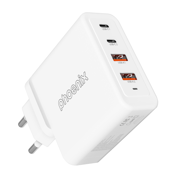Cargador phoenix universal tipo c 100w para portatil movil tablet