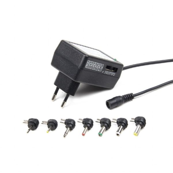 ADAPTADOR UNIVERSAL GEMBIRD 24W 7 CLAVIJAS SELECTOR DE VOLTAJE - Image 3