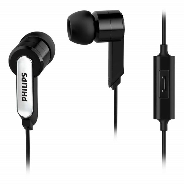 AURICULAR PHILIPS IN-EAR CON MICROFONO - NEGRO