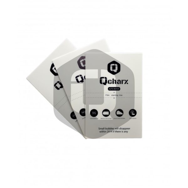 Laminas de proteccion frontales qcharx hidrogel autoreparación qx1 25 unidades