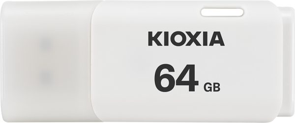 Memoria usb 2.0 kioxia 64gb u202 blanco