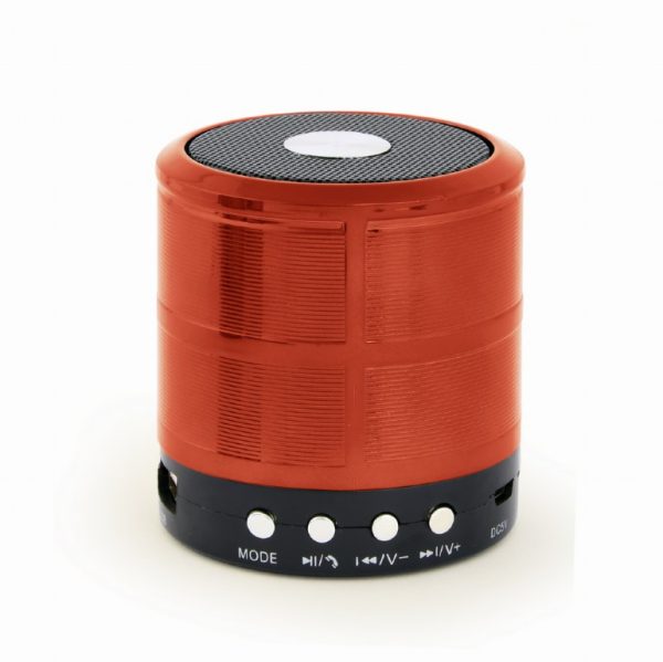ALTAVOZ GEMBIRD MINI BLUETOOTH RECARGABLE CON MICROFONO - ROJO