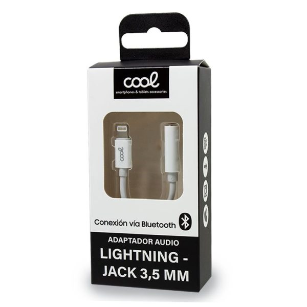 Adaptador Conector Lightning a Jack 3,5 mm (Bluetooth) Universal COOL - Image 2