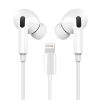 Auriculares Blancos COOL Stereo Con Micro para iPhone - Goma IN-EAR (Lightning Bluetooth) - Image 2