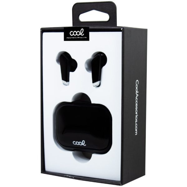 Auriculares Stereo Bluetooth Earbuds COOL URBAN Lcd Negro - Image 2