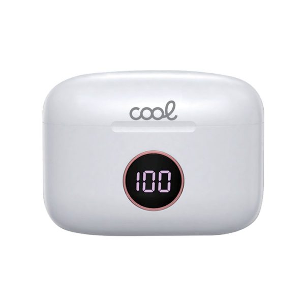 Auriculares Stereo Bluetooth Earbuds Lcd COOL AIR PRO Blanco - Image 4