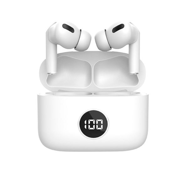 Auriculares Stereo Bluetooth Earbuds Lcd COOL AIR PRO Blanco - Image 6