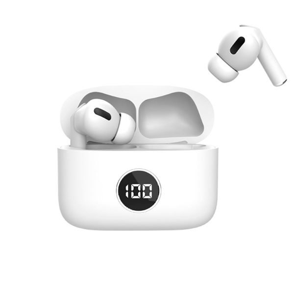 Auriculares Stereo Bluetooth Earbuds Lcd COOL AIR PRO Blanco - Image 7