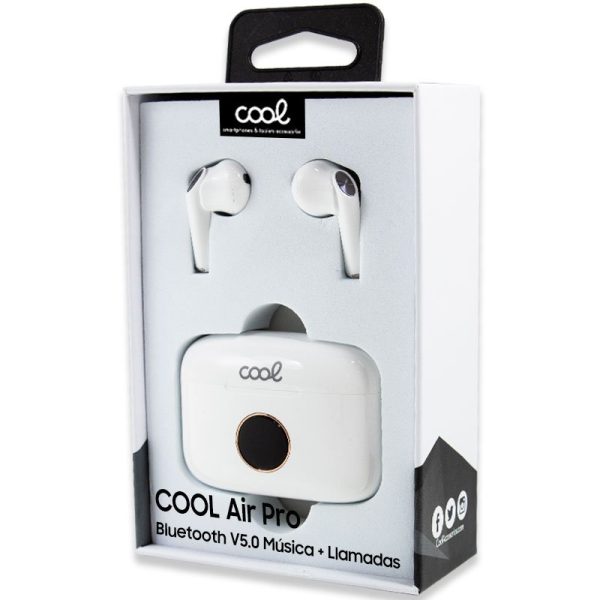 Auriculares Stereo Bluetooth Earbuds Lcd COOL AIR PRO Blanco - Image 9