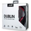 Auriculares Stereo Oficina COOL Dublin con micro (Negro-Rojo) - Image 6