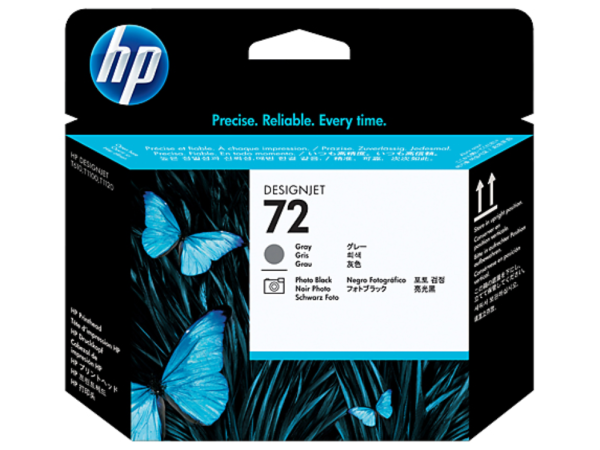 CABEZAL HP 72 GRIS Y NEGRO