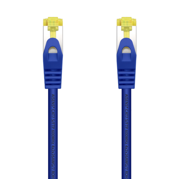 CABLE DE RED AISENS LATIGUILLO RJ45 LSZH CAT.7 SFTP PIMF AWG26 AZUL 0.5M