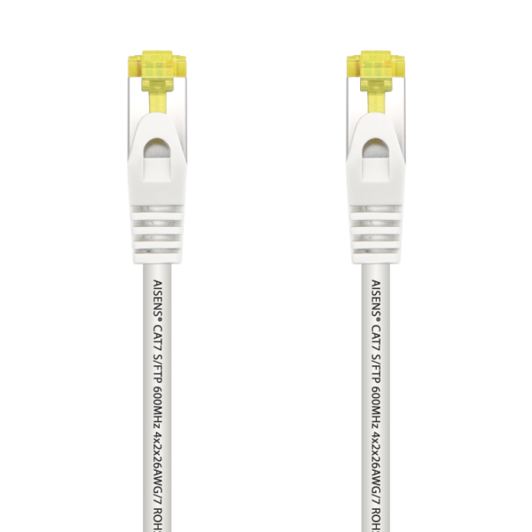 CABLE DE RED AISENS LATIGUILLO RJ45 LSZH CAT.7 SFTP PIMF AWG26 BLANCO 1.0M