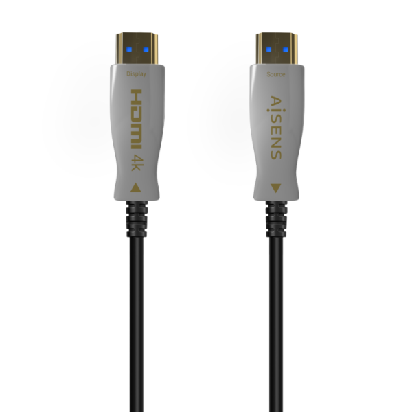 CABLE HDMI AISENS V2.0 OPTICO ACTIVO AOC 4K60HZ 18GBPS A M-A M NEGRO 70M