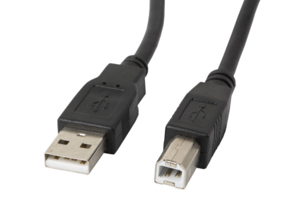 CABLE IMPRESORA LANBERG USB MACHO/USB MACHO FERRITA 1.8M NEGRO
