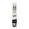 Cable Jack 3.5 mm a Jack 3.5 mm COOL Audio-Audio Nylon Negro (1m) - Image 3