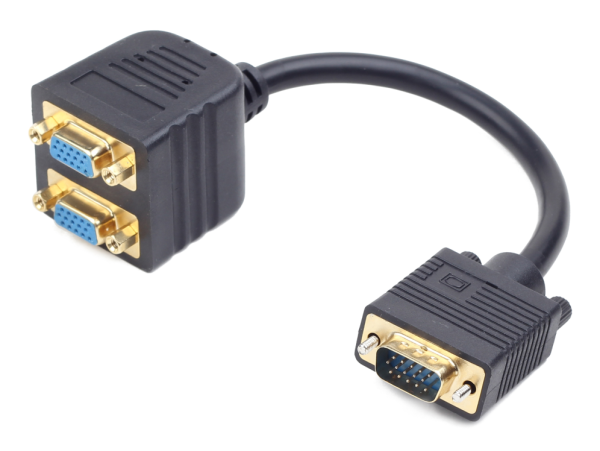 CABLE MONITOR GEMBIRD SPLITTER VGA 0,2M