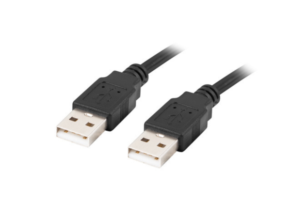 CABLE USB 2.0 LANBERG MACHO/MACHO 1.8M NEGRO