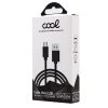 Cable USB Compatible COOL Universal (micro-usb) 1.2 metros Negro 2.4 Amp - Image 2