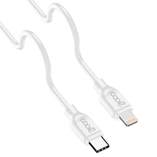 Cable USB Compatible COOL Universal TIPO-C a Lightning (1.2 metros) Blanco - Image 4