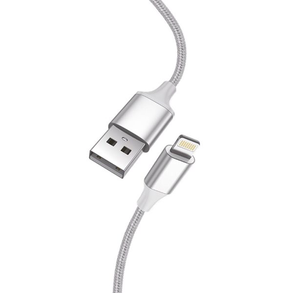 Cable USB COOL Nylon Universal Lightning para iPhone / iPad (1.2 metros) - Image 2