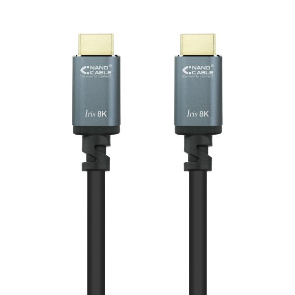 CABLE HDMI 2.1 IRIS 8K A/M-A/M 2M NEGRO NANOCABLE