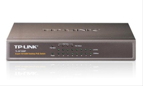 SWITCH TP-LINK SF1008P 8P 10/100 SOBREMESA CON 4P POE