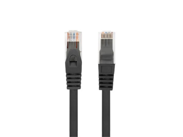 LATIGUILLO LANBERG CAT.6 UTP 1M NEGRO