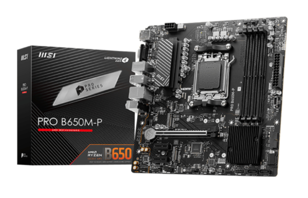 PLACA BASE MSI PRO B650M-P AM5 MATX 4XDDR5