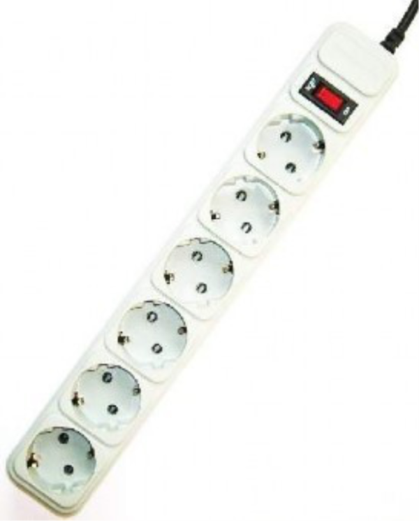 REGLETA GEMBIRD  6 ENCHUFES, PROTECTOR CONTRA SOBRETENSIONES, 10 PIES