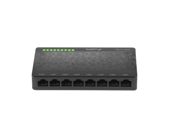 SWITCH LANBERG 8 PUERTOS 100 MBPS