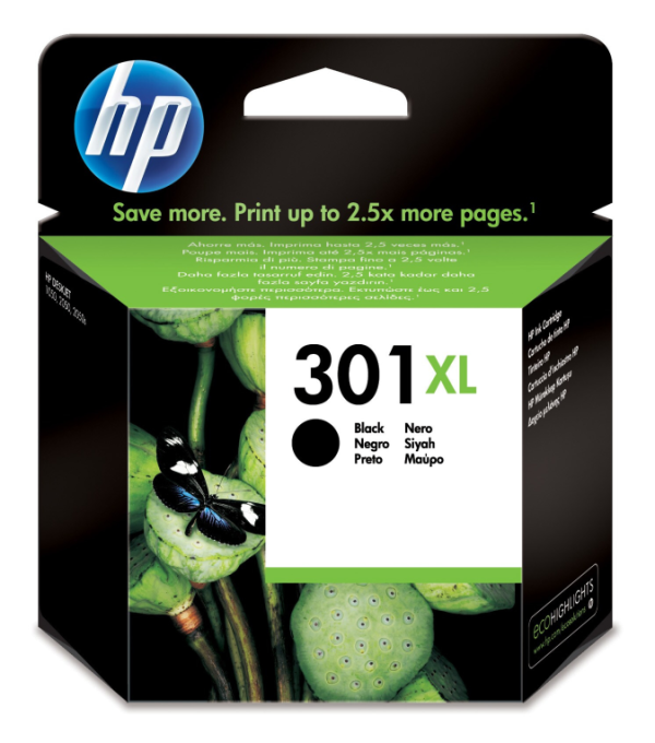 TINTA HP 301XL NEGRO