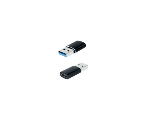 ADAPTADOR USB-A 3.1 A USB-C USB-A/M-USB-C/H NEGRO NANOCABLE