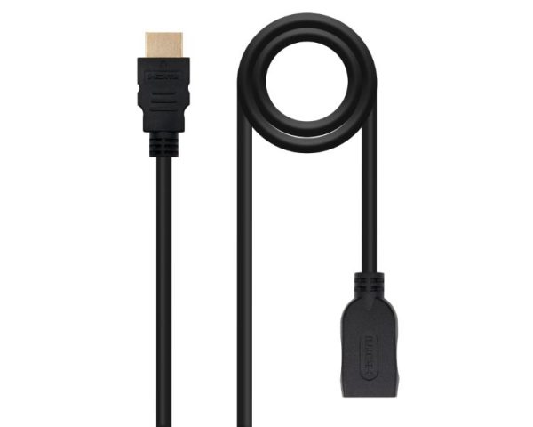 CABLE HDMI V2.0 PROLONGADOR A/M-A/H 3 M NEGRO NANOCABLE