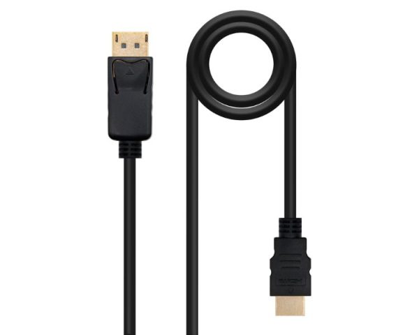 CONVERSOR DISPLAYPORT A HDMI 1.5 M NEGRO NANOCABLE