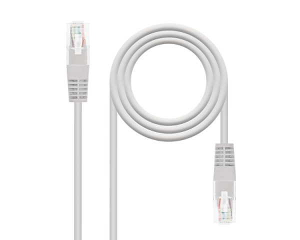 CABLE DE RED LATIGUILLO RJ45 CAT6 UTP 30 M GRIS NANOCABLE
