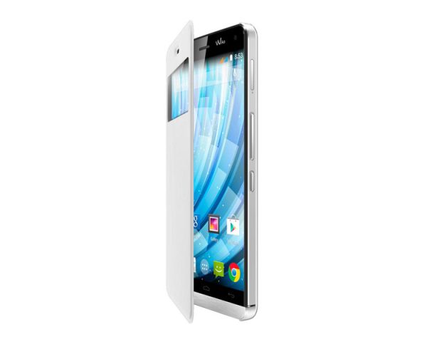 FUNDA CON TAPA GETAWAY WHITE WIKO