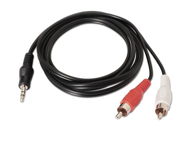 CABLE AUDIO ESTEREO JACK 3.5/ M-2xRCA/M 1.5M NANOCABLE