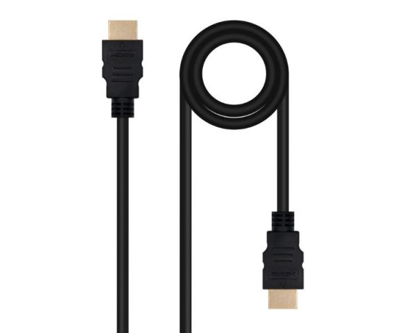 CABLE HDMI V2.0 4k 0.5M NEGRO NANOCABLE