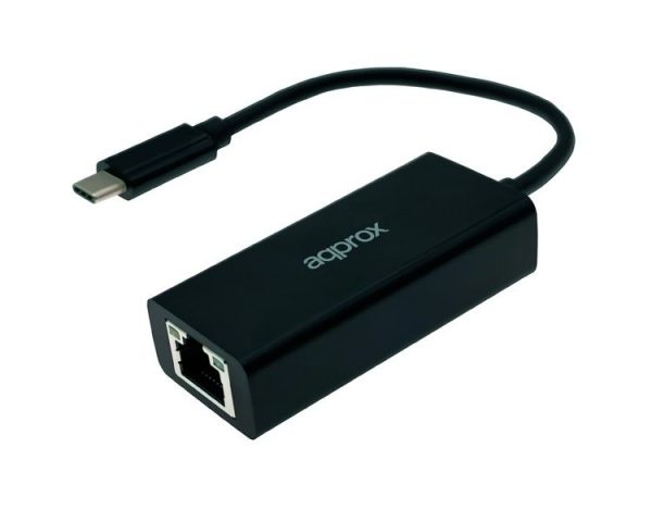ADAPTADOR TYPE-C A ETHERNET GIGABIT 10/100/1000 APPROX