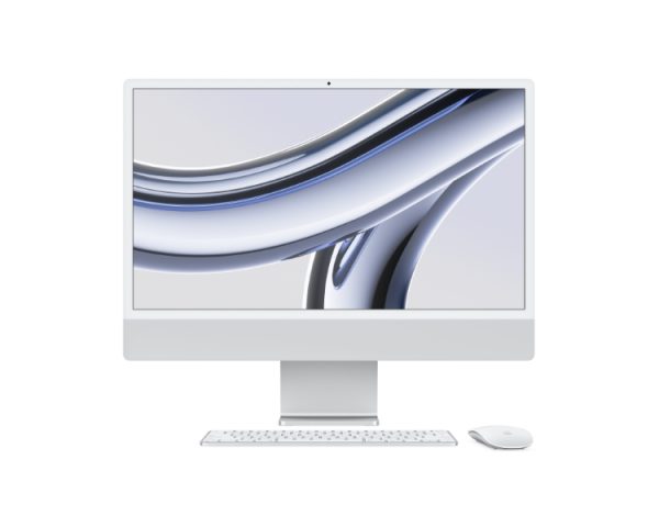 iMAC APPLE 24'' RETINA 4.5K M3 8CORE+GPU 8CORE 256GB SILVER MQR93Y/A